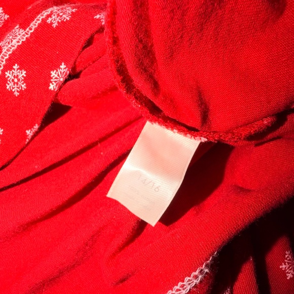 Cacique Lane Bryant Christmas Red & White Snowflake Pajama Set- Size 14/16 - Picture 9 of 14